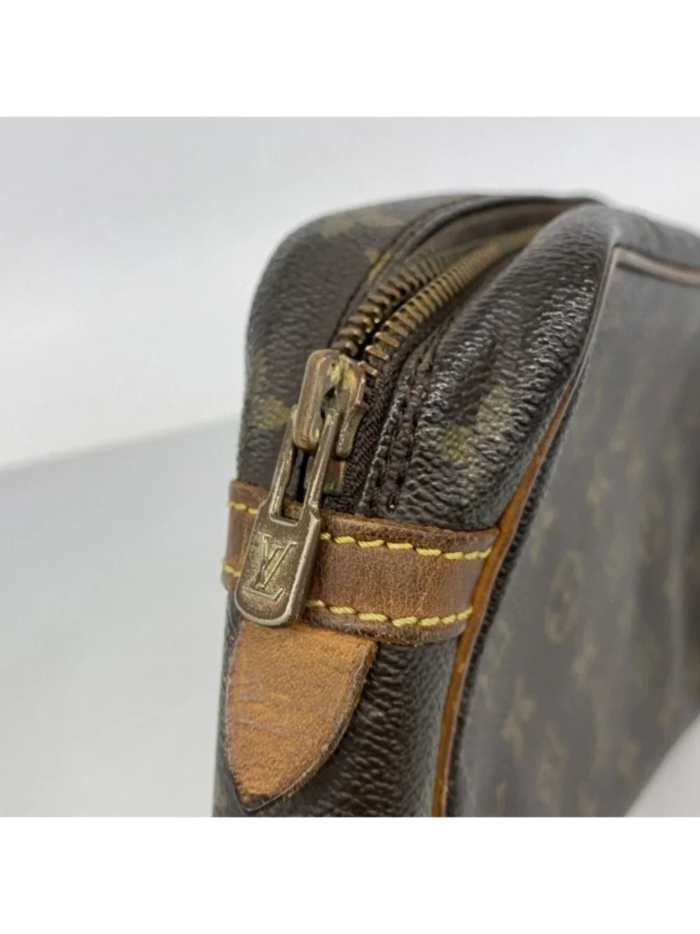 Louis Vuitton Clutch Monogram Compiegne 23 Brown